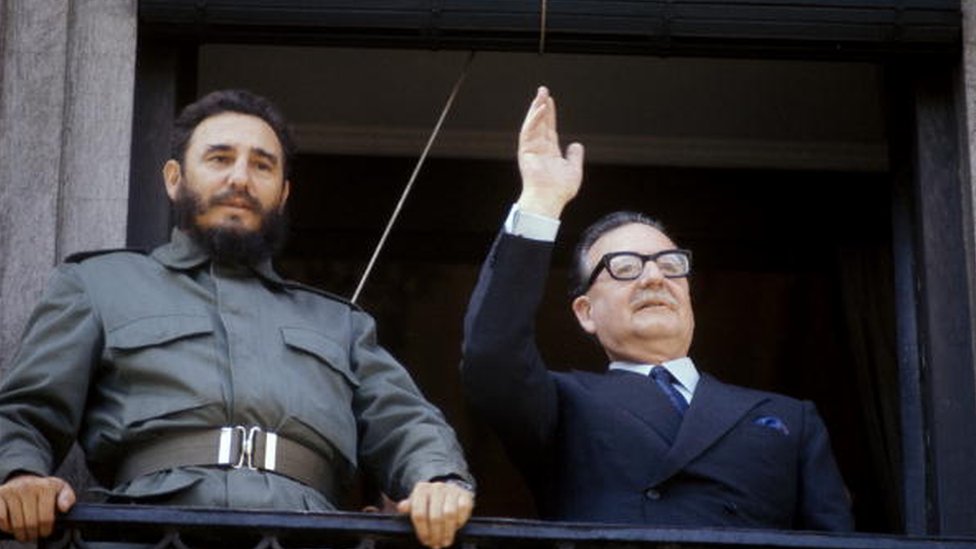Fidel Castro y Salvador Allende BBC / NO USAR