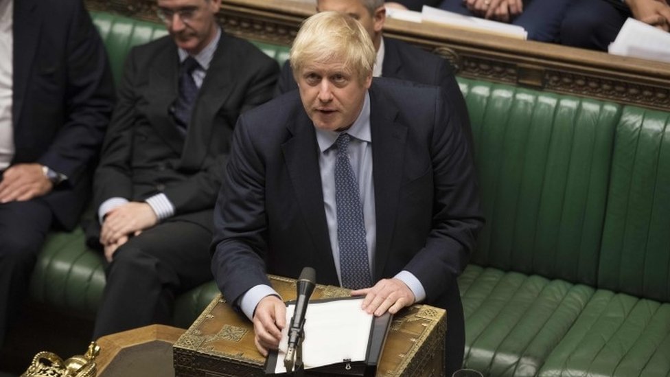 Başbakan Boris Johnson parlamentoda