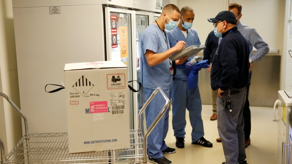 Vaccines delivered in Boston, Massachusetts