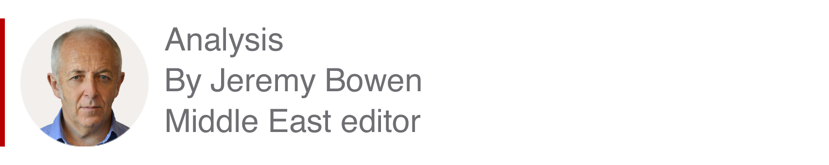 Блок анализа Джереми Боуэна, редактора по Ближнему Востоку