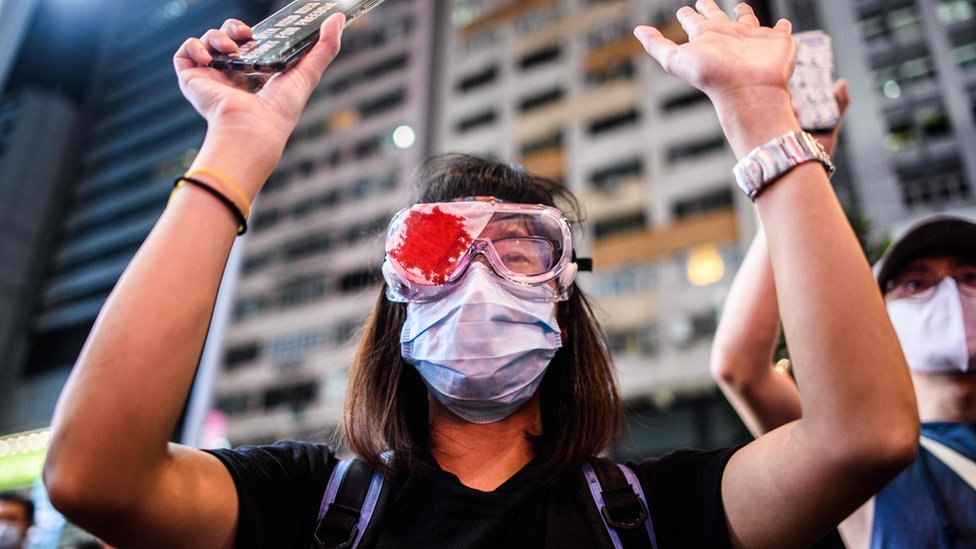 外界關注《國安法》會否激化香港的示威。