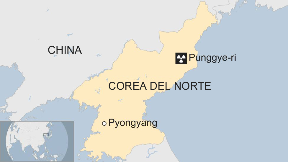 Mapa de Corea del Norte