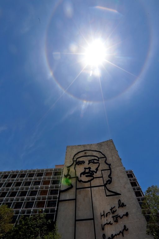 Un halo solar en La Habana