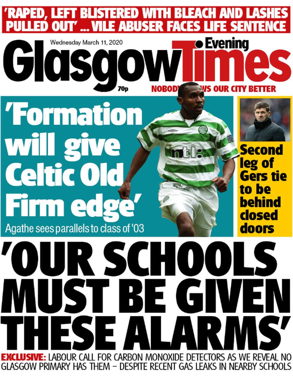 Scotland's papers UK health minister diagnosed with coronavirus BBC News