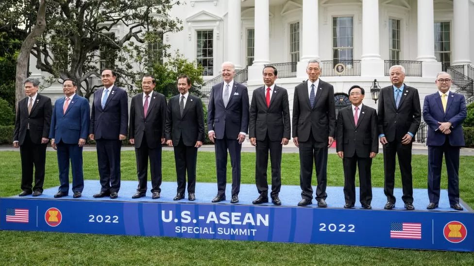 [출처: Getty Images] 바이든 대통령은 2022년 5월 백악관에서 아세안 정상들과 역사에 남을 회담을 주최했다