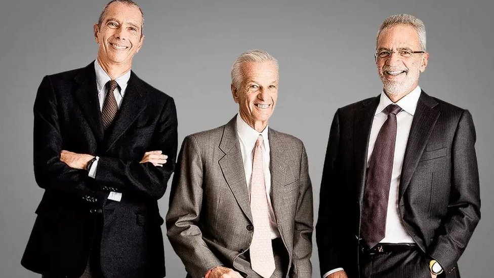 Carlos Alberto Sicupira, Jorge Paulo Lemann e Marcel Herrmann Telles