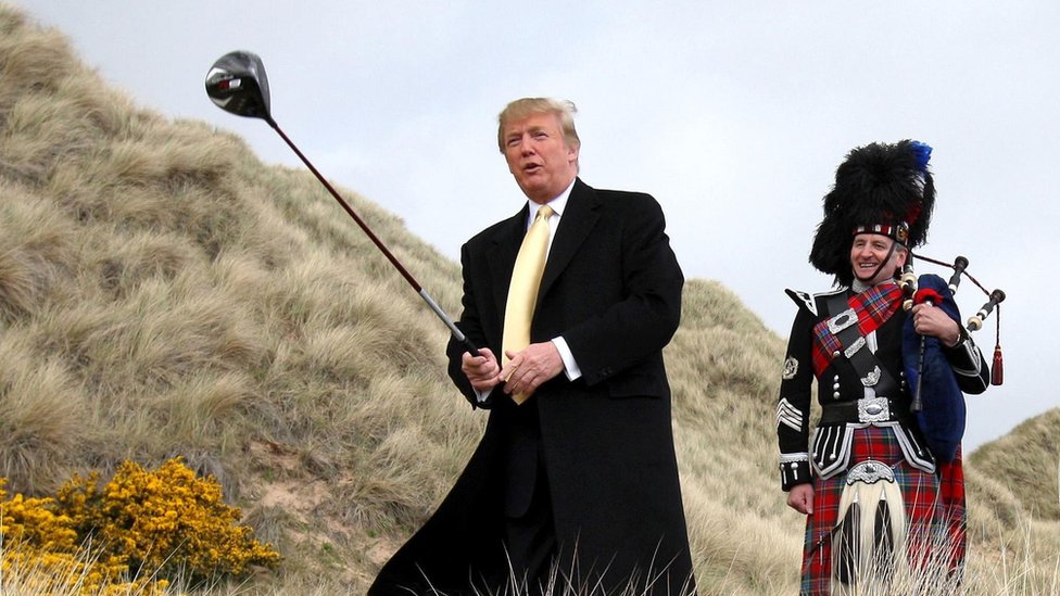 Trump Resigns Scottish Golf Course Directorships - BBC News