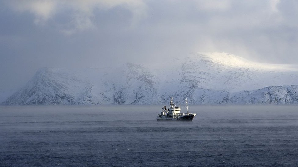 El Mar de Barents.