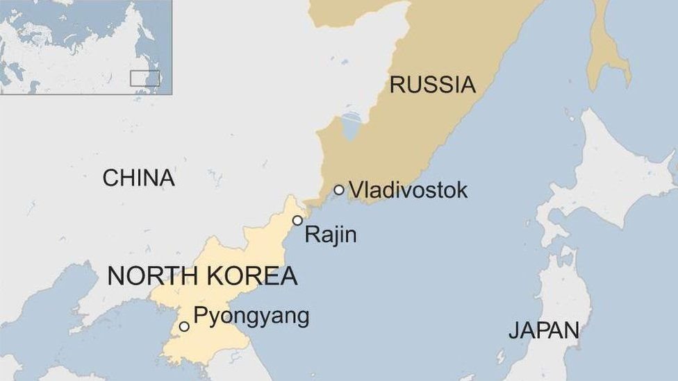 Korea Utara, Vladiwostok, Rusia, Mangyongbong
