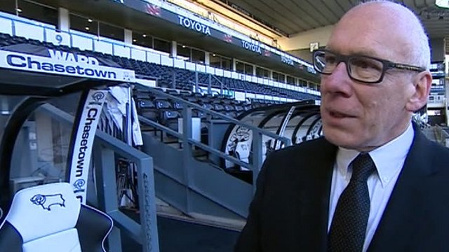 Derby County chairman Mel Morris