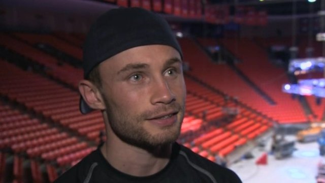 Carl Frampton is impressed with the Haskins Centre venue in Texas