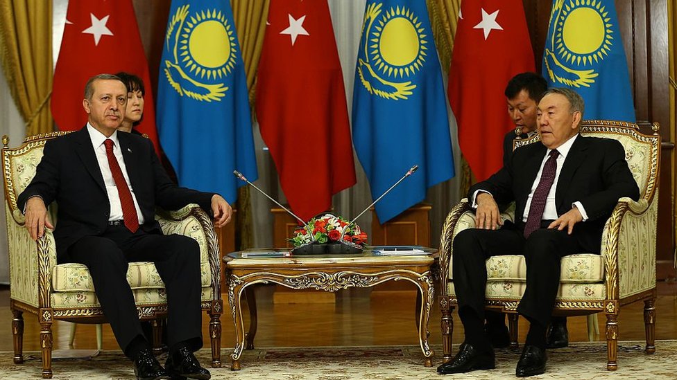 Recep Tayyip Erdoğan ve Nursultan Nazarbayev