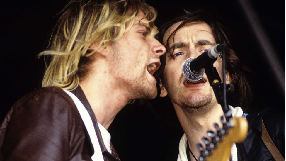 Nirvana выступает на Reading Festival 1992