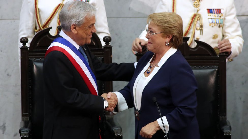 Sebastián Piñera y Michelle Bachelet han alternado la presidencia de Chile durante los últimos 16 años.