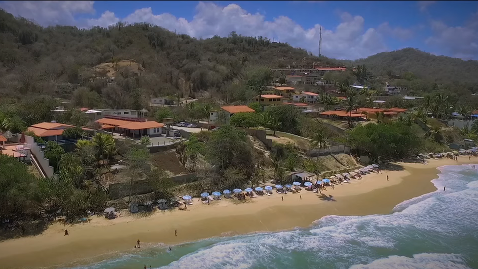 Playa en Barlovento hace unos años.