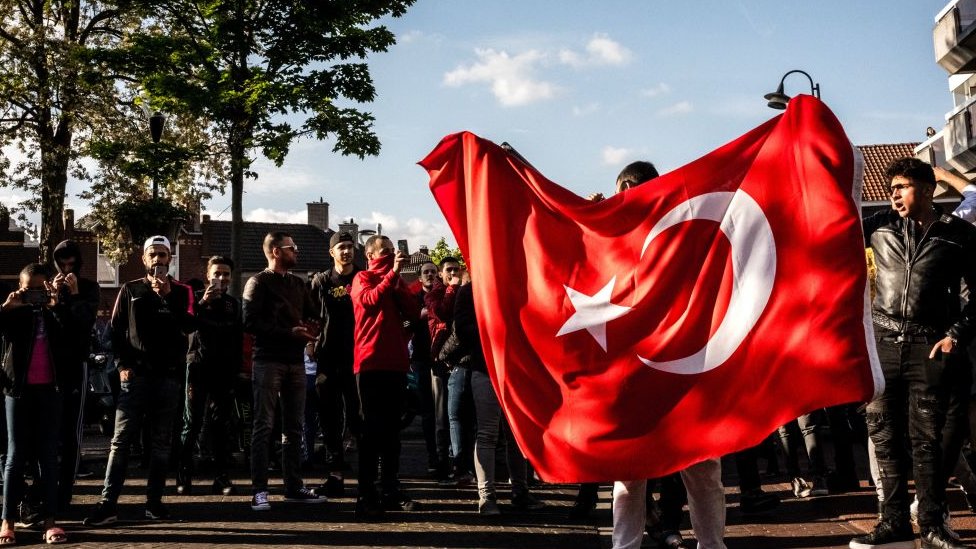 Hollanda protesto