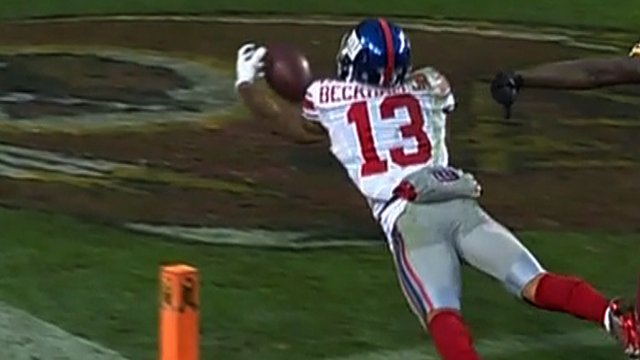 New York Giants' Odell Beckham Jr takes stunning catch
