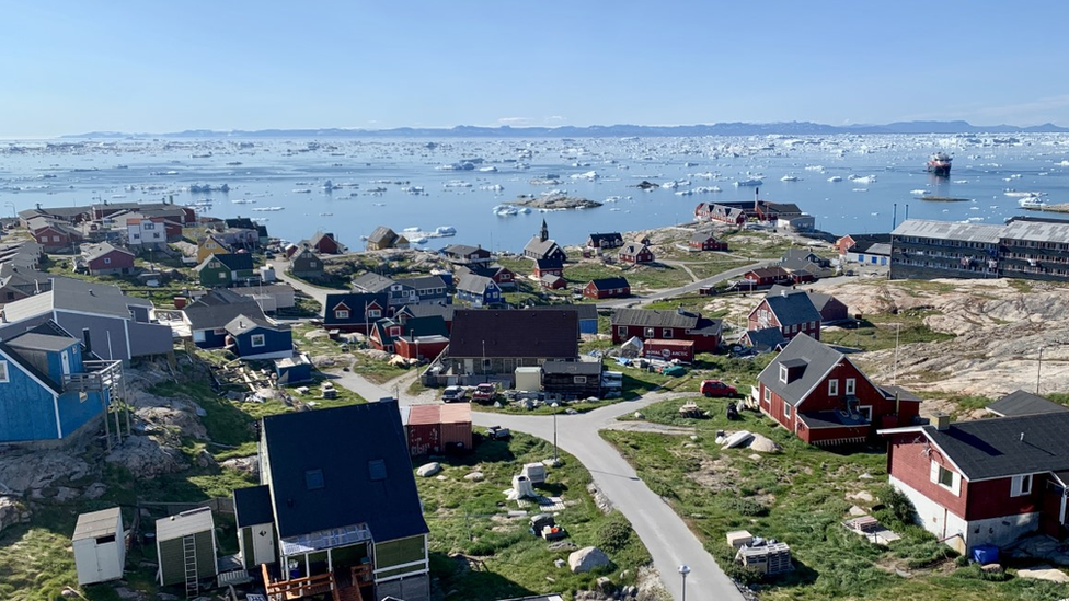 伊盧利薩特（Ilulissat）鳥瞰