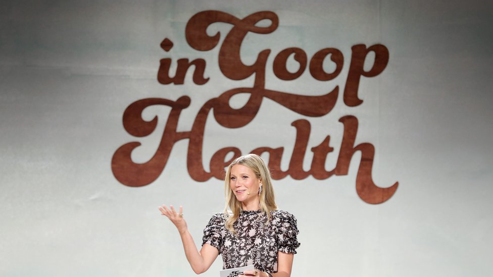 La actriz Gwyneth Paltrow, fundadora de Goop, durante una "cumbre Goop" de la Salud en junio de 2018 en California.