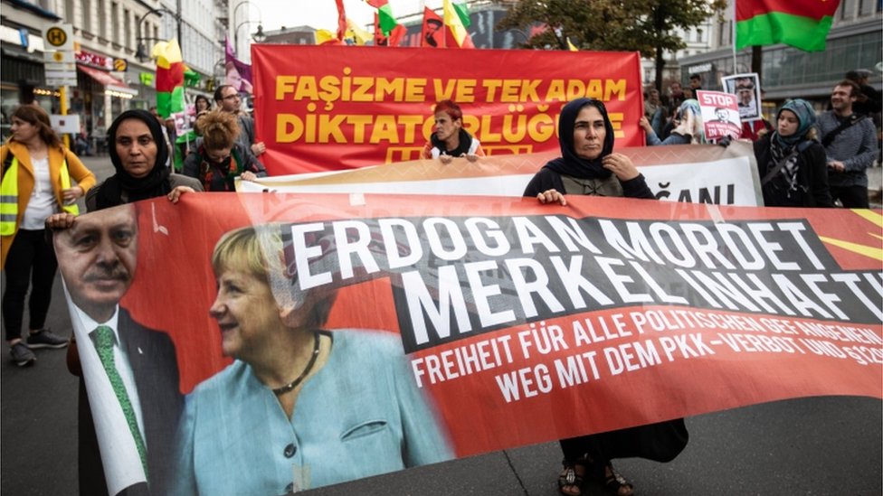 Protesta contra Erdogan