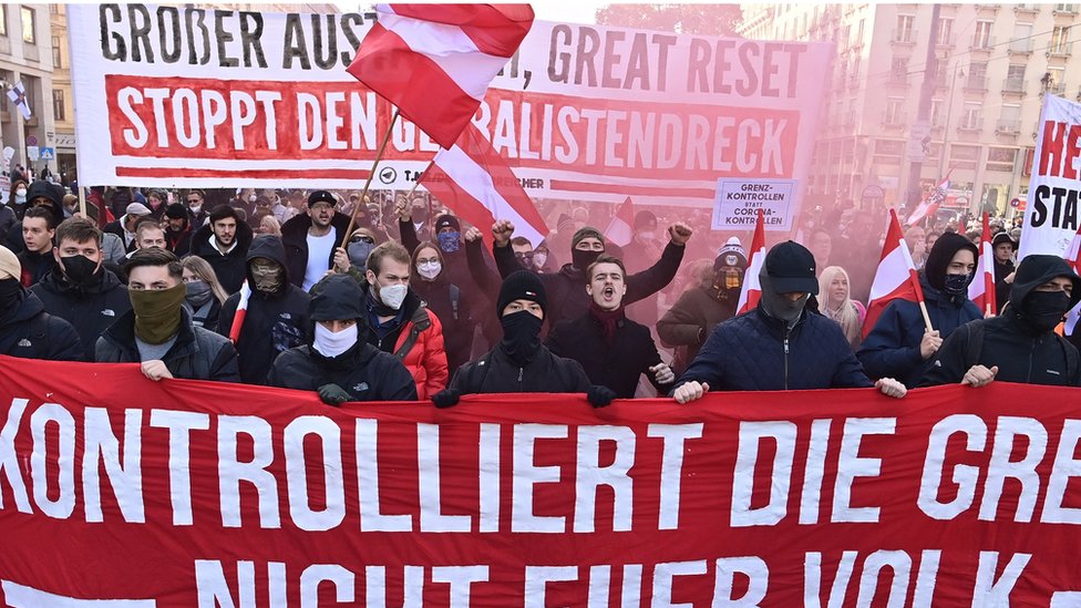 Protestas en Viena