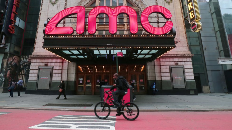 Cinema fechado da AMC em Nova York