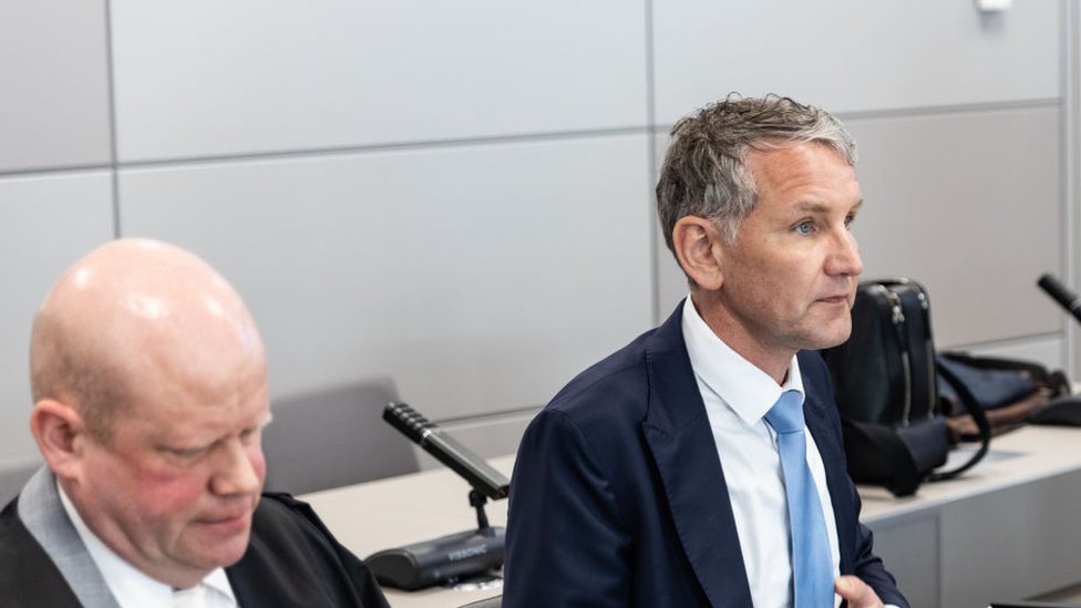 Björn Höcke: Far-right German politician on trial for Nazi slogan