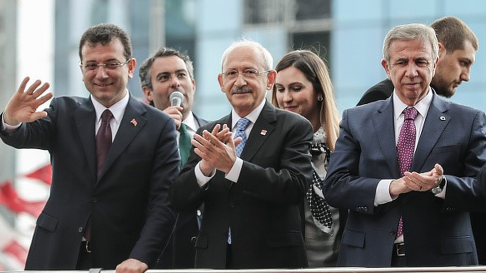 Ekrem İmamoğlu, Kemal Kılıçdaroğlu ve Mansur Yavaş