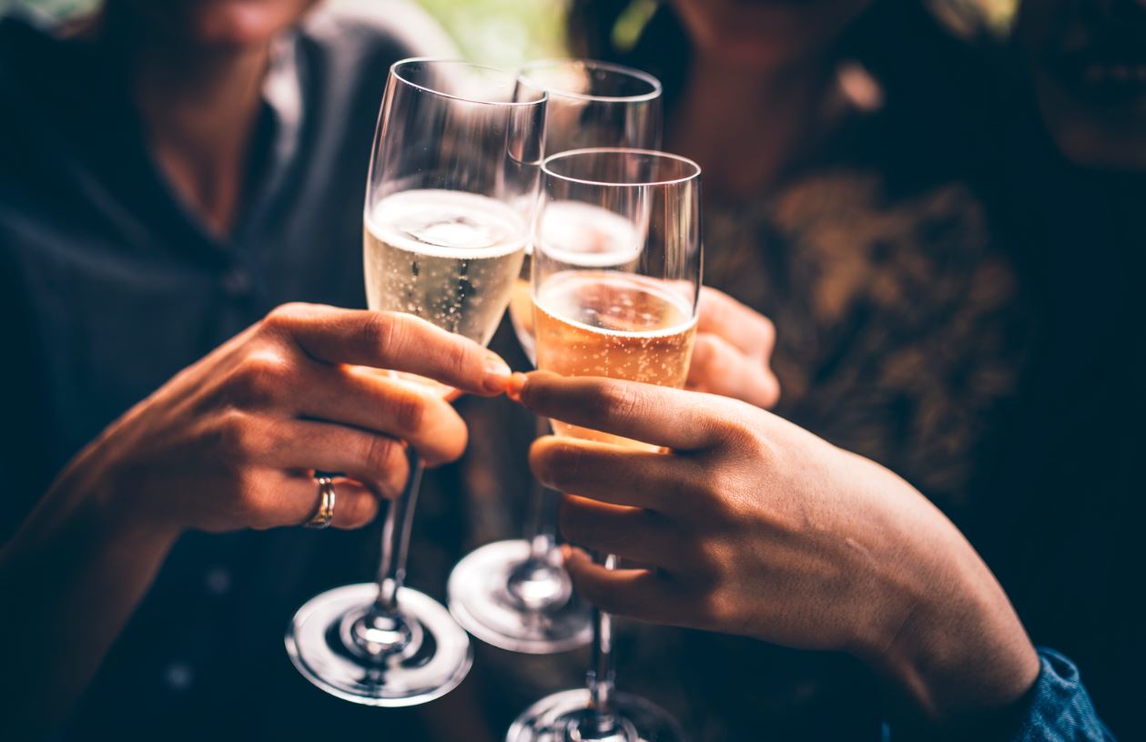 Prosecco glasses