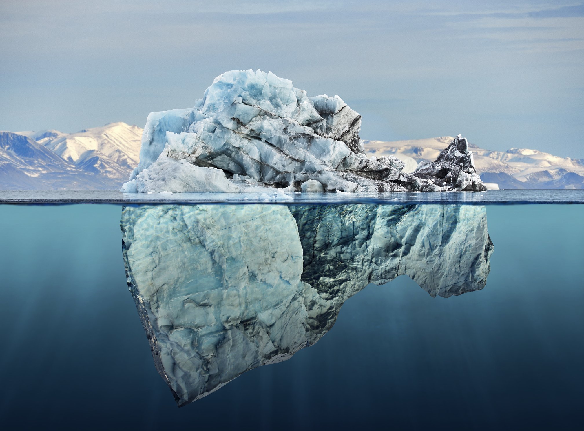iceberg underwater real