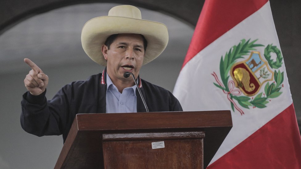 Pedro Castillo declared president-elect of Peru