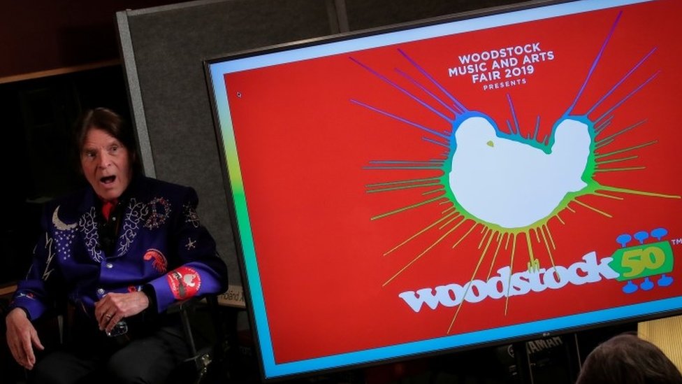 Певец Джон Фогерти на объявлении состава Woodstock 50 в марте