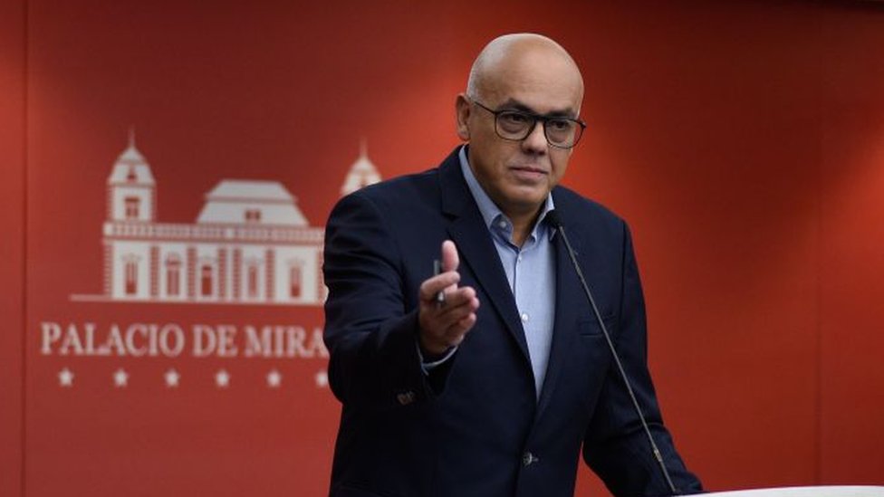 El ministro de Comunicación de Venezuela, Jorge Rodríguez