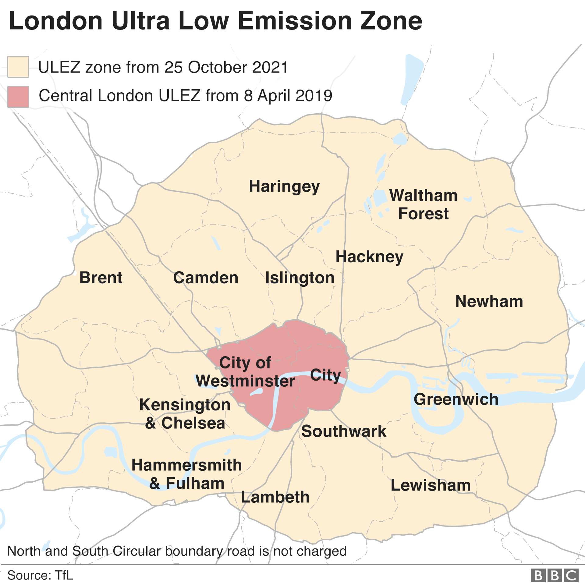 Clean air zones Where will UK drivers pay for polluting? BBC News