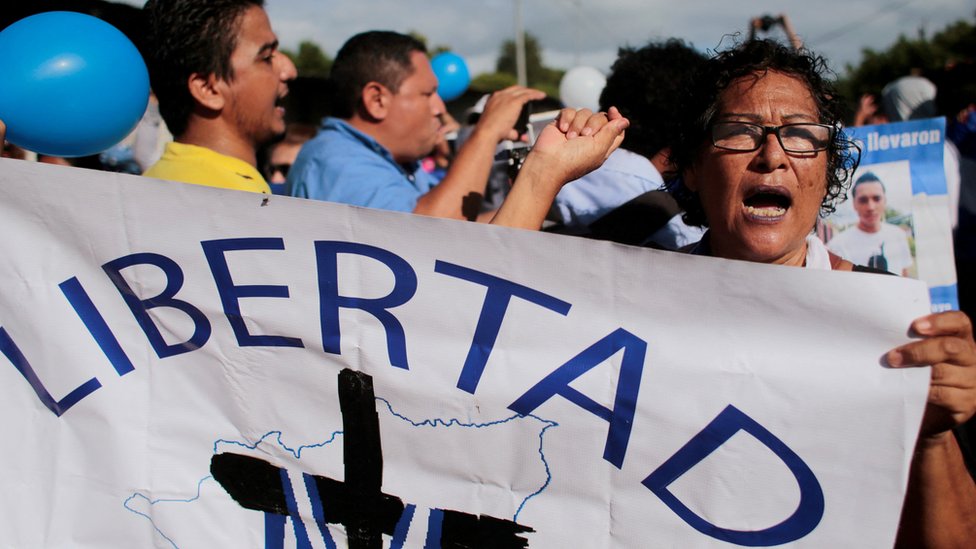 protesta en Nicaragua