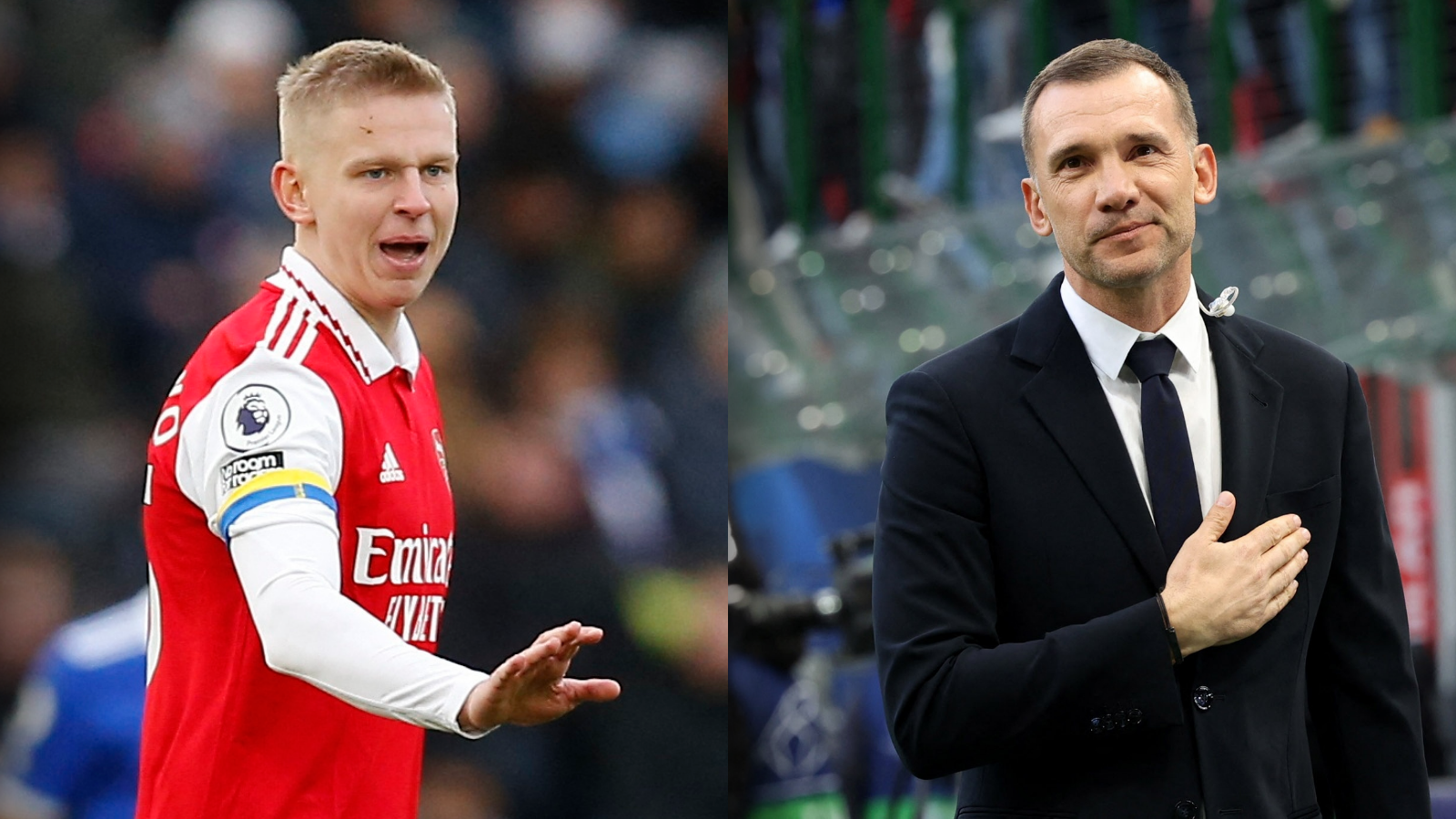 Ukraine: Oleksandr Zinchenko & Andriy Shevchenko to captain teams in charity game at Chels...