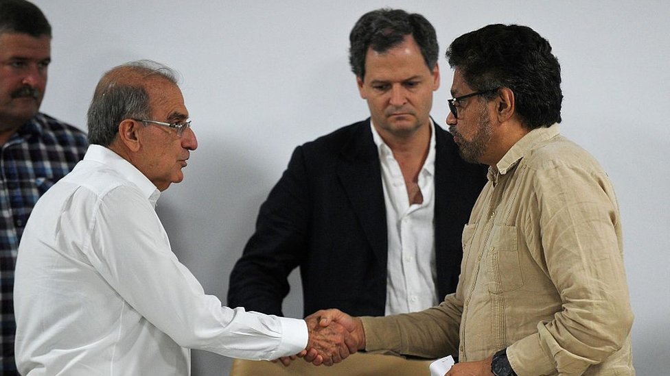 Iván Márquez fue el jefe del equipo negociador de las FARC en los diálogos de paz de La Habana.
