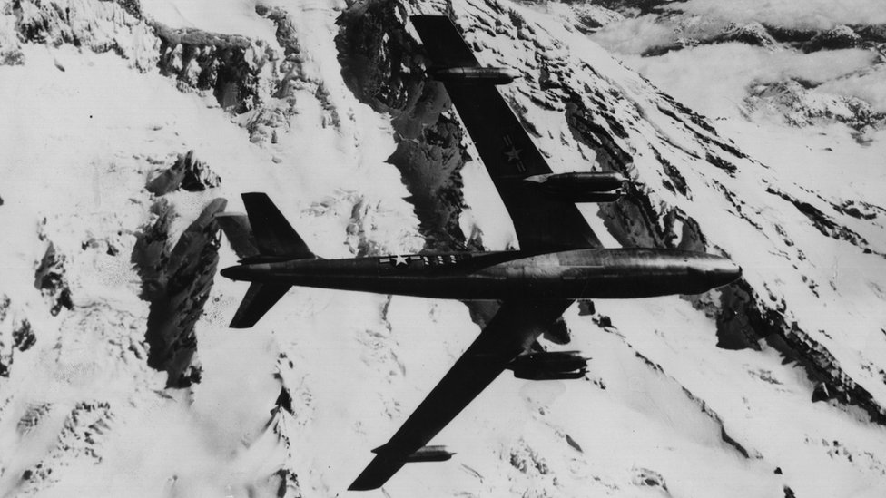Bombardero B-47 de la Fuerza Aérea de Estados Unidos