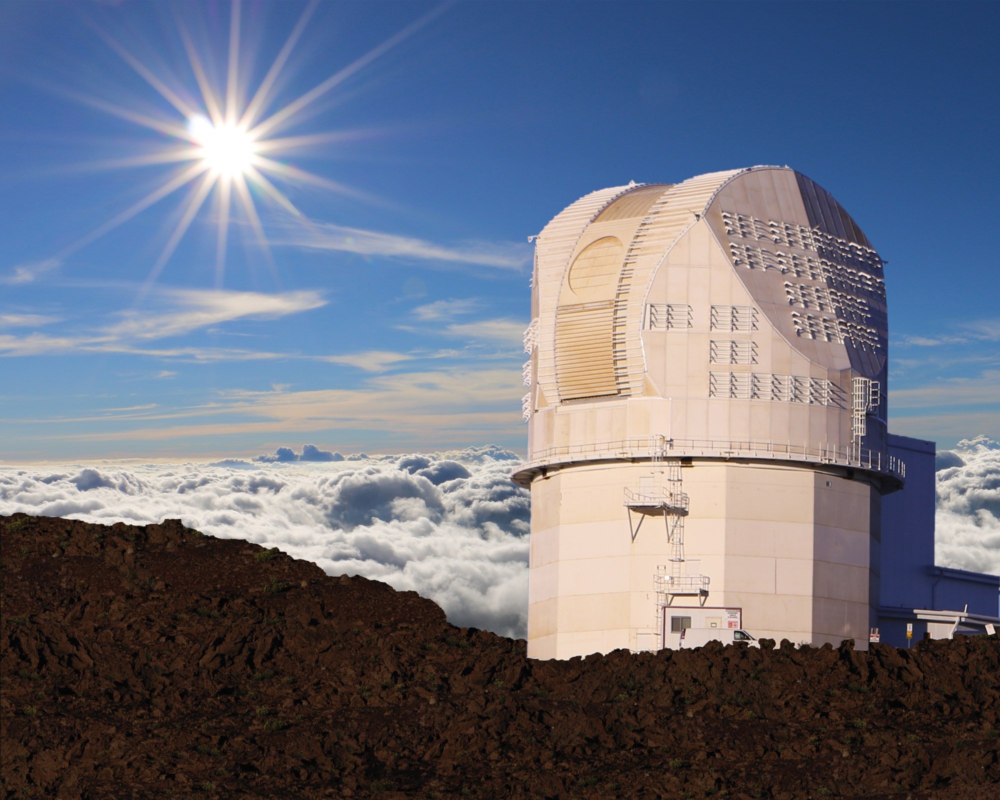 The Daniel K. Inouye Telescope atop Mount Haleakalā, in Maui, Hawaii