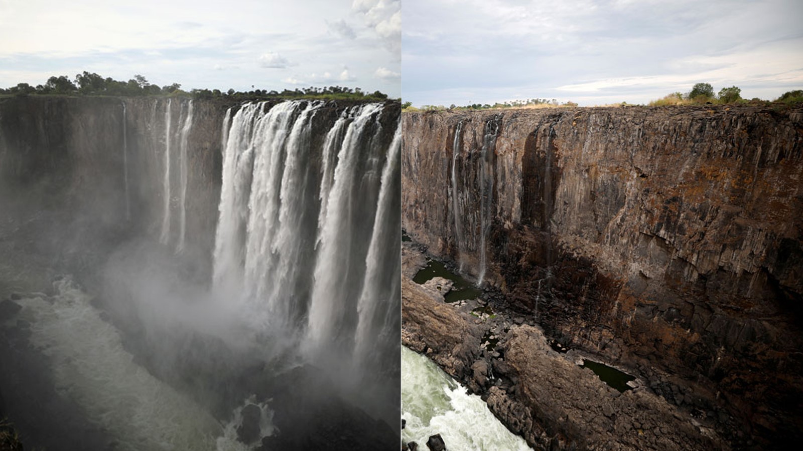 Then and now When silence descended over Victoria Falls