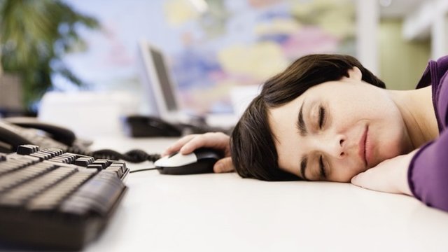 Woman asleep