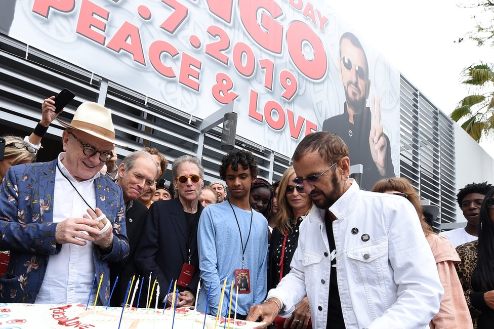 Ringo Starr Peace and Love party