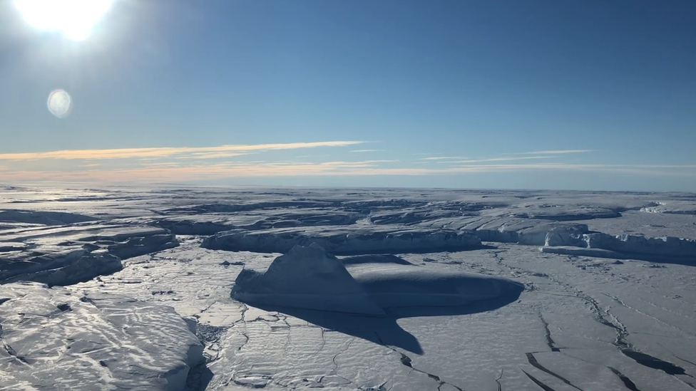 Там, где ледник Туэйтс встречается с морем