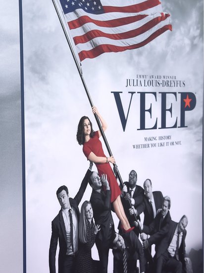 "Veep" es favorita en la categoría de mejor comedia. Sería su tercer Emmy consecutivo. Carátula de Veep