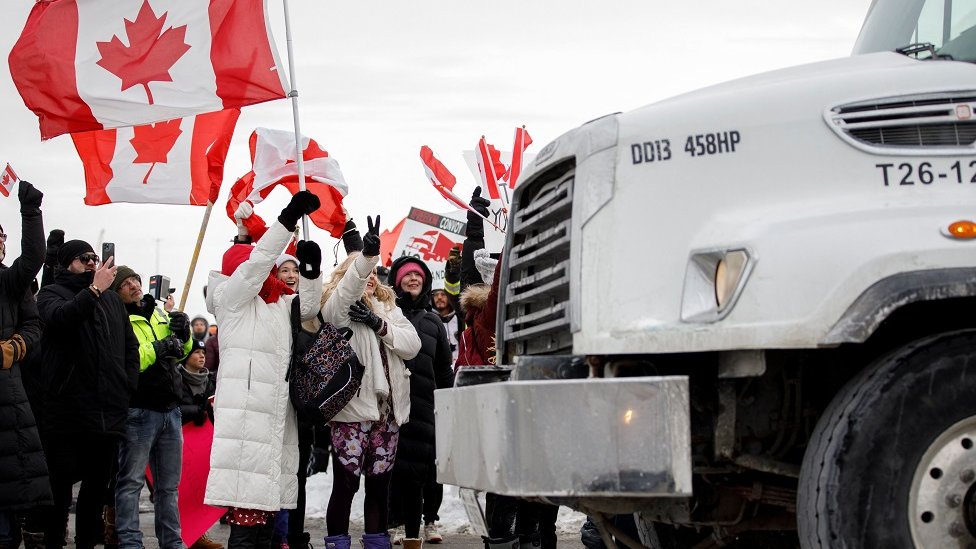 Canada truckers protest: Injunction granted to stop horn honking