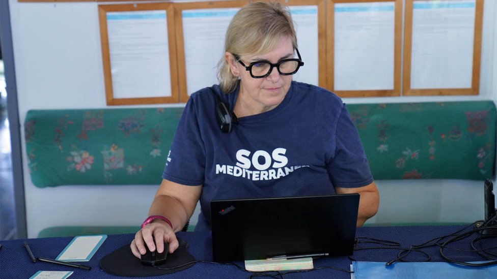 Luisa Albera, search and rescue coordinator for SOS Mediterranée