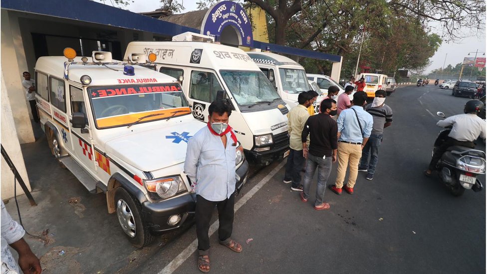 India, ambulans, corona