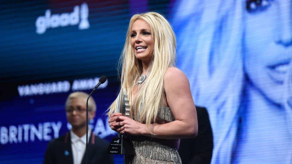 Britney Spears at an awards show