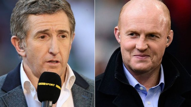 Jonathan Davies and Martyn Williams