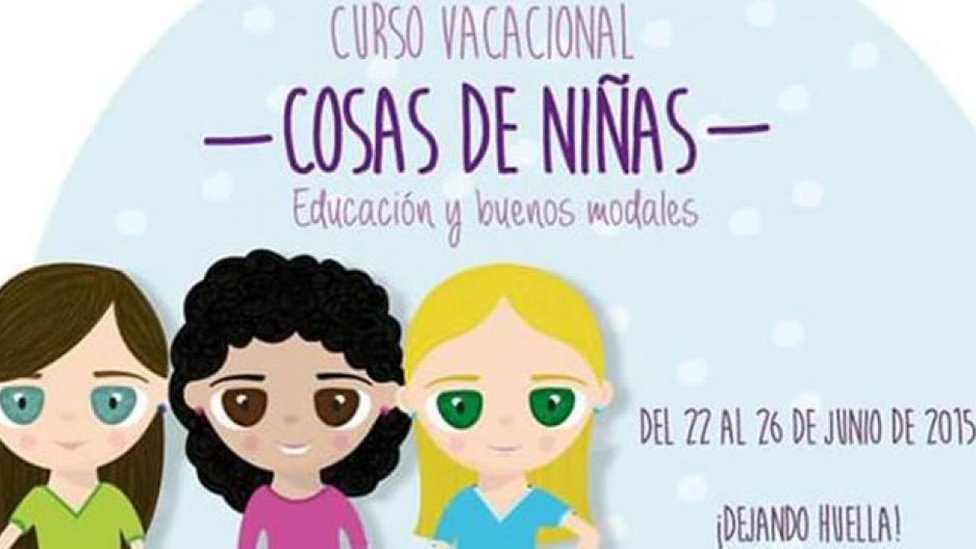 Папское объявление Боливарианского университета от 2015 года о летней школе «Вещи для девочек»